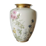 Porcelain vase flowers Wiesengrund und Bergeshöh'n