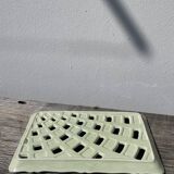 Sarreguemines ceramic braided dish