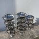 11 stainless steel cups / bowls 1970