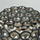 60s 70s ceiling lamp Glashütte Limburg Germany Plafoniere glass & metal