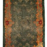 Ancient Chinese carpet Art Deco handmade 121cm x 183cm 1920s