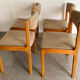 Set de 4 chaises vintage baumann des années 50