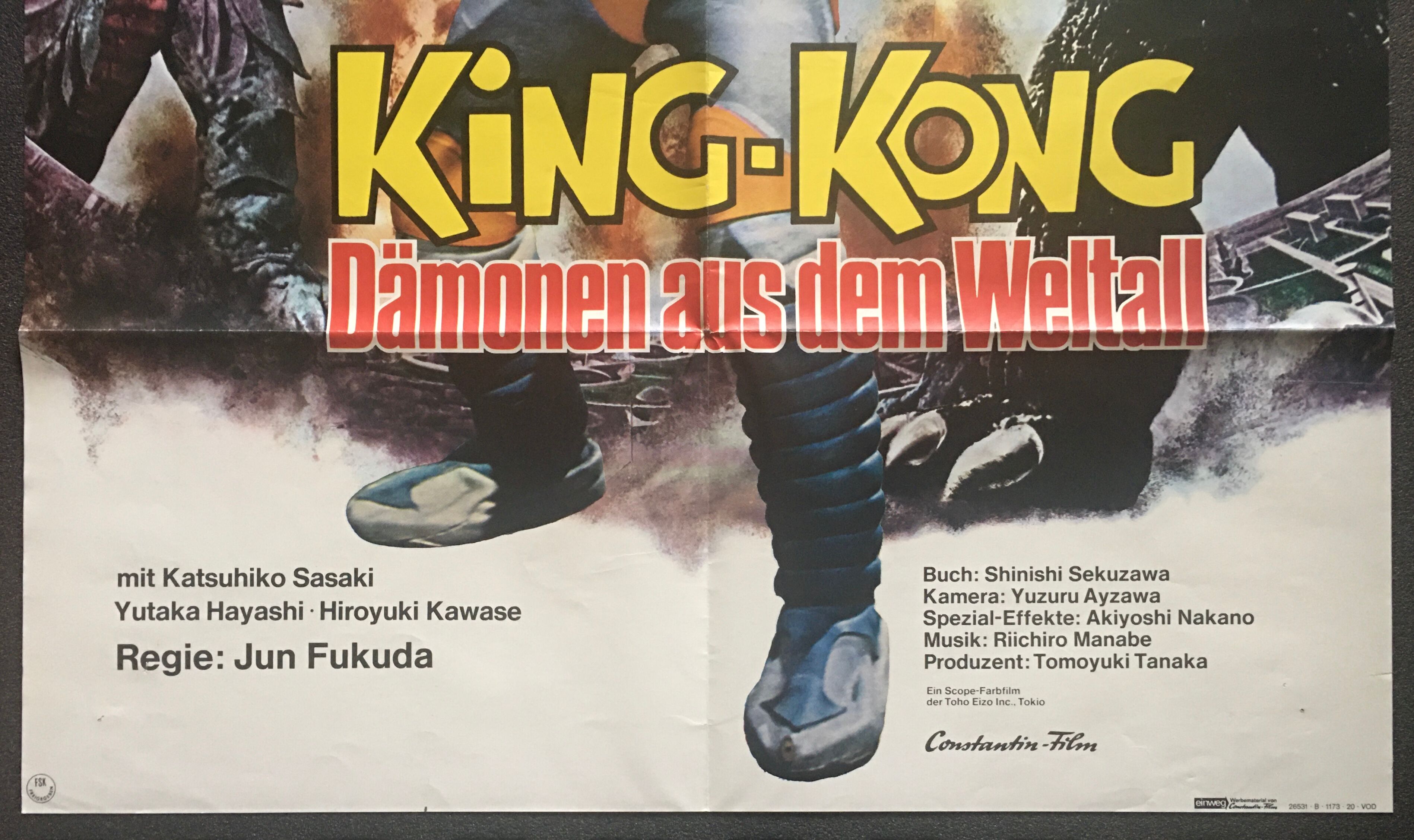 Godzilla vs. Megalon - 1973 - original German poster