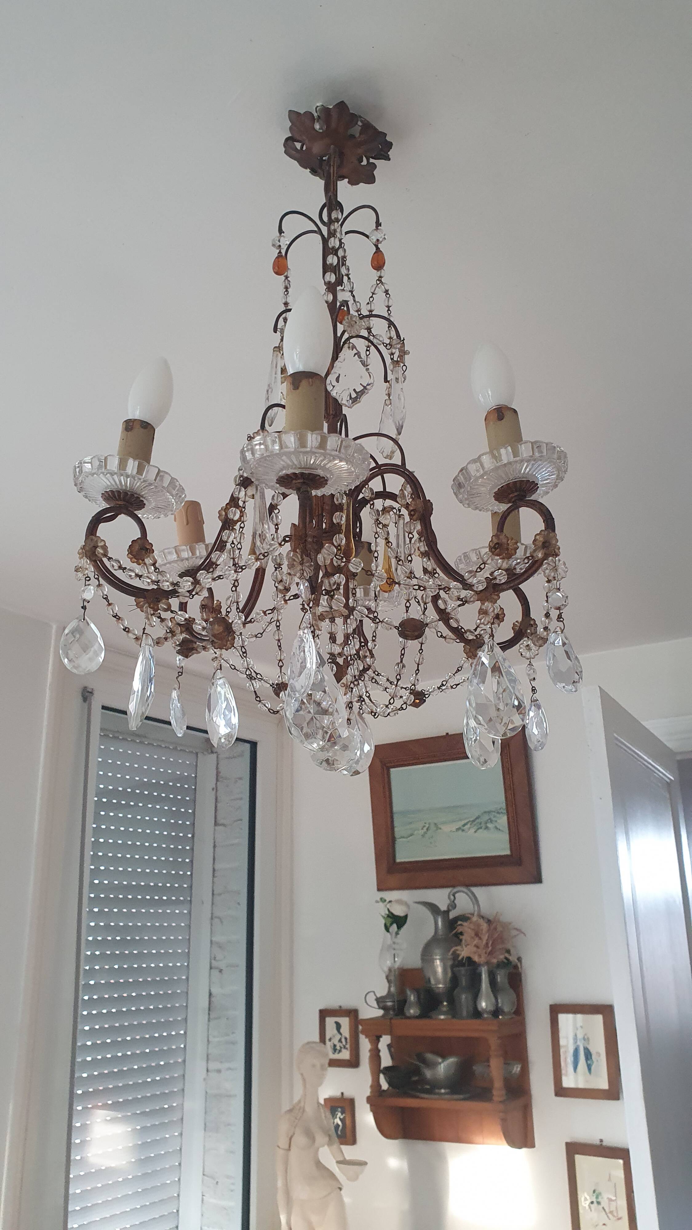 Crystal chandelier