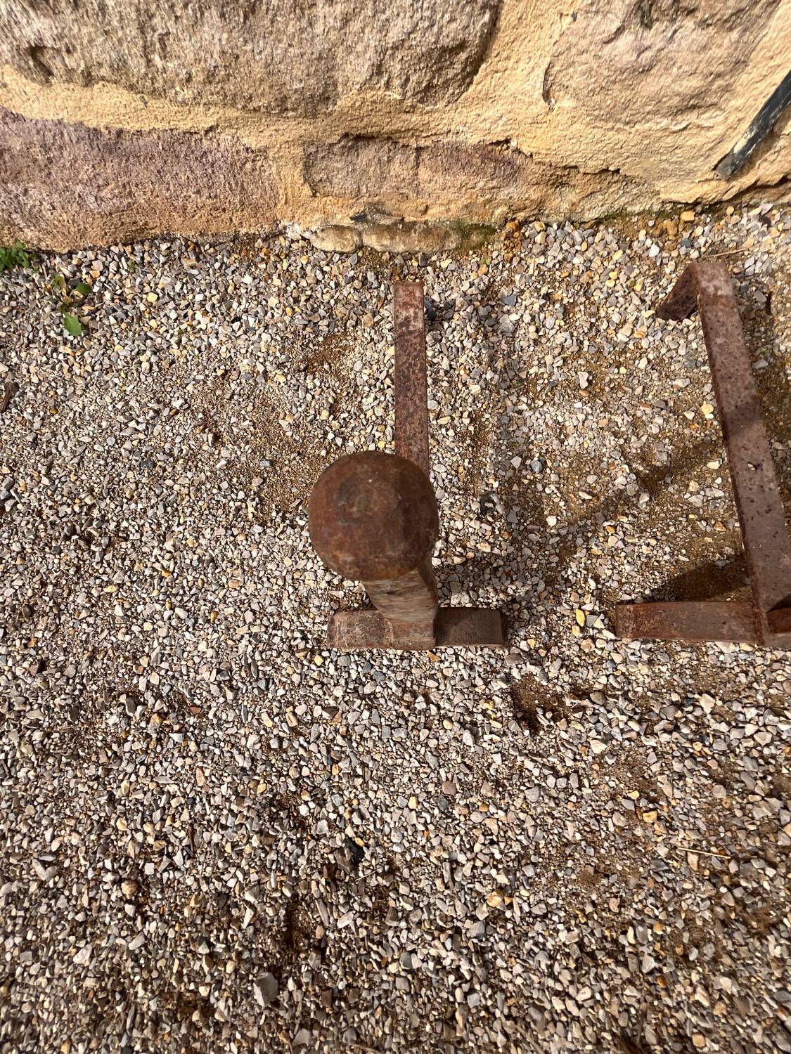 Paire de chenets ancien