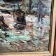 Oil painting port of Honfleur