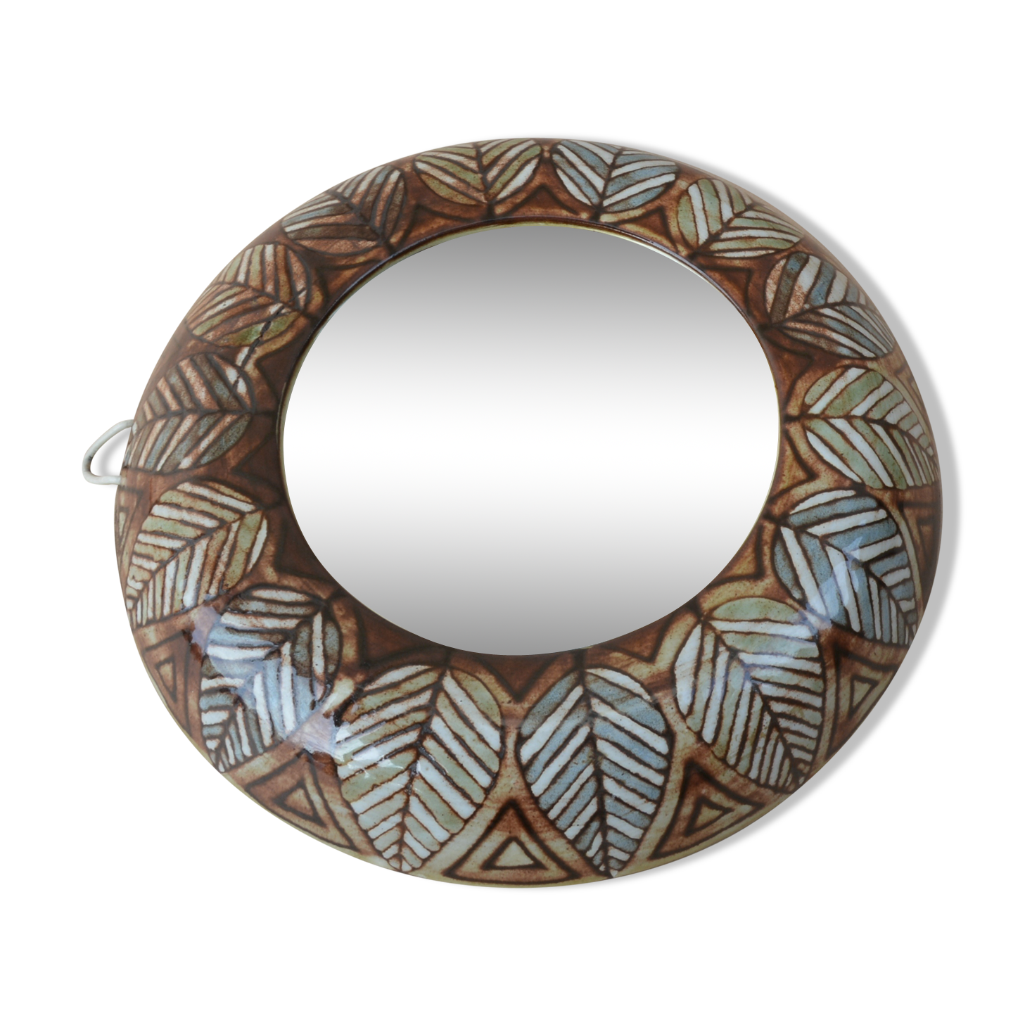 Mirror of the 1950s cooking oven Malarmey 25 x 25 cm