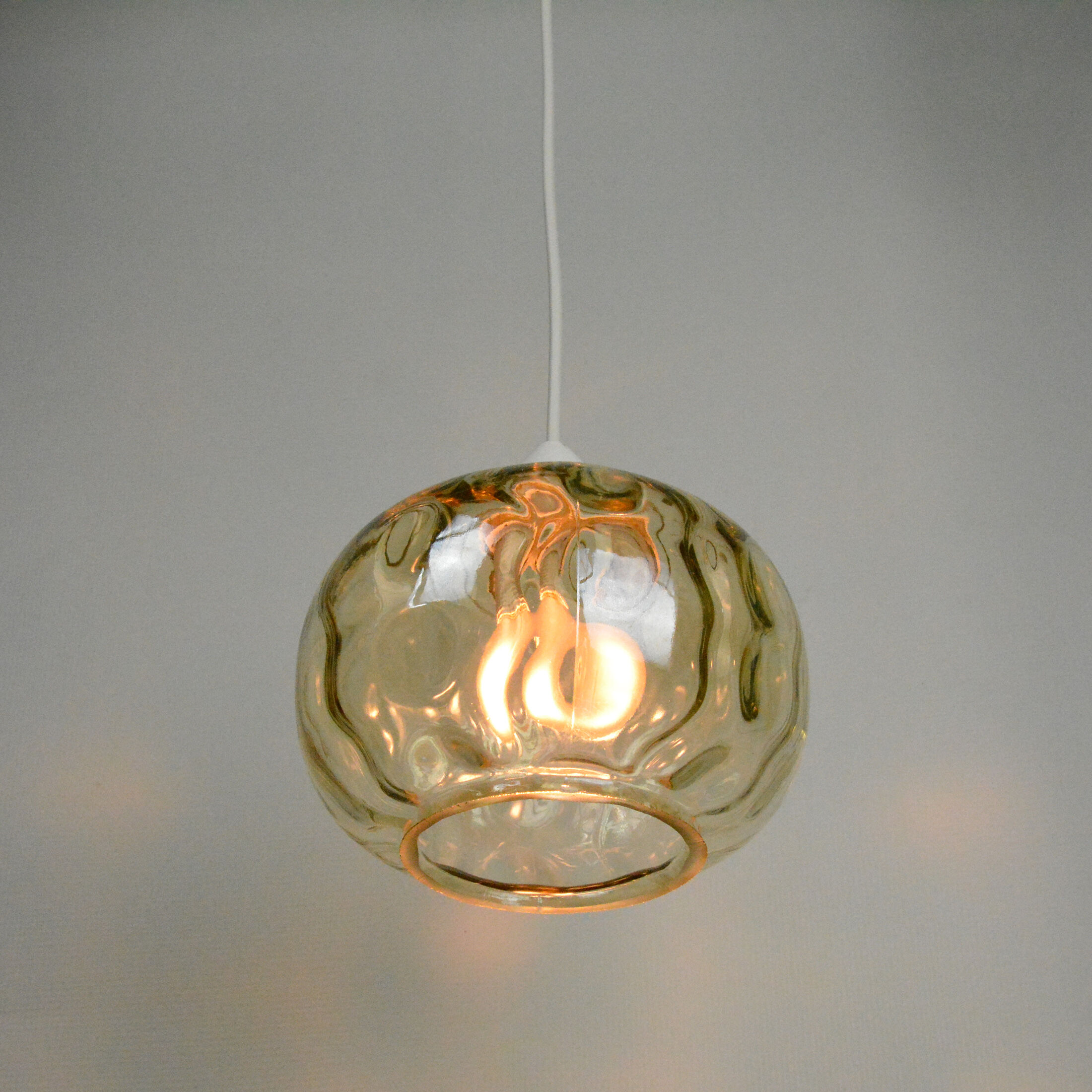 1970s Modernist hanging lamp, Poland