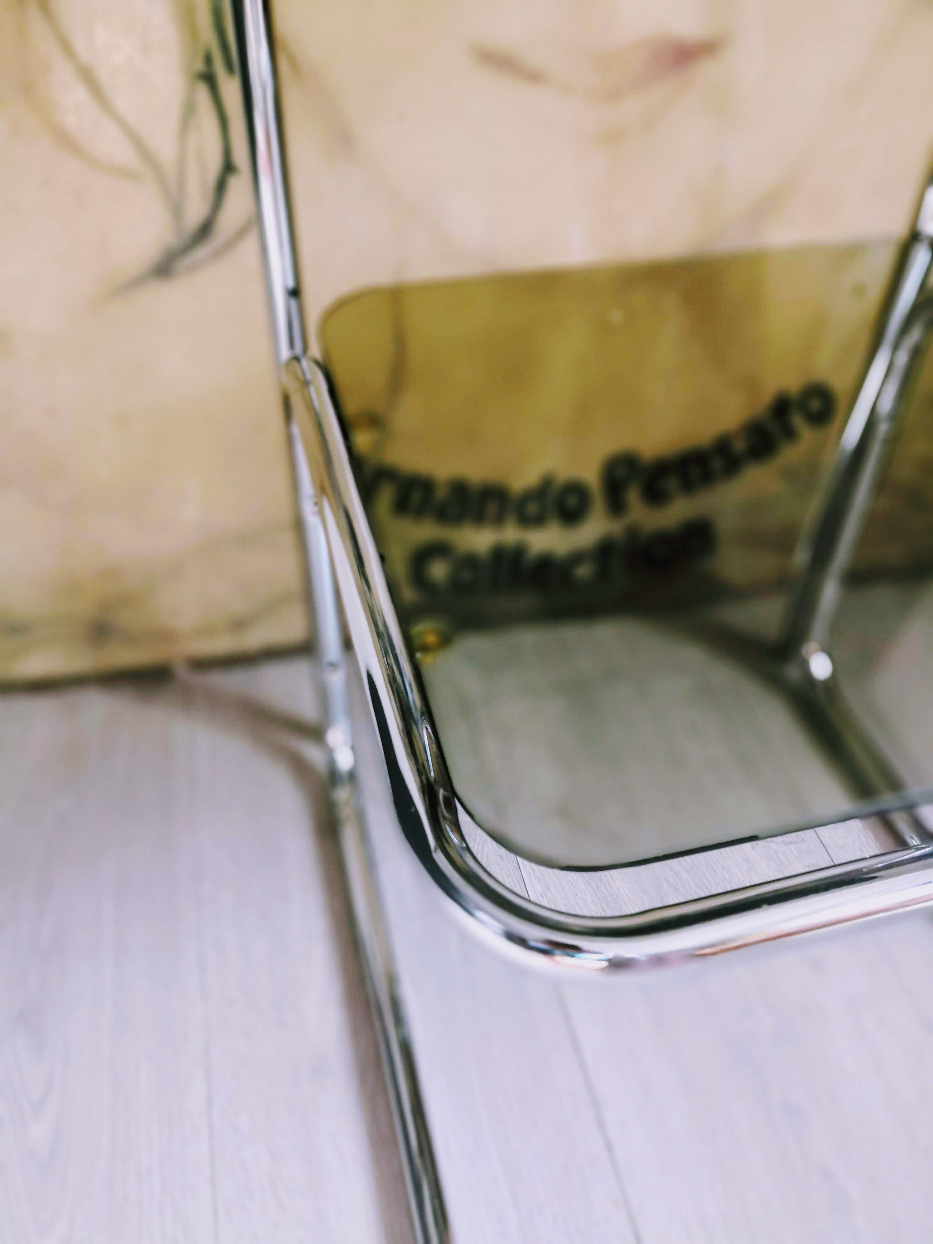 Smoked glass chrome harness