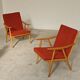 Pair of Boomerang armchairs by Antonin Suman for Ton (Thonet) 60