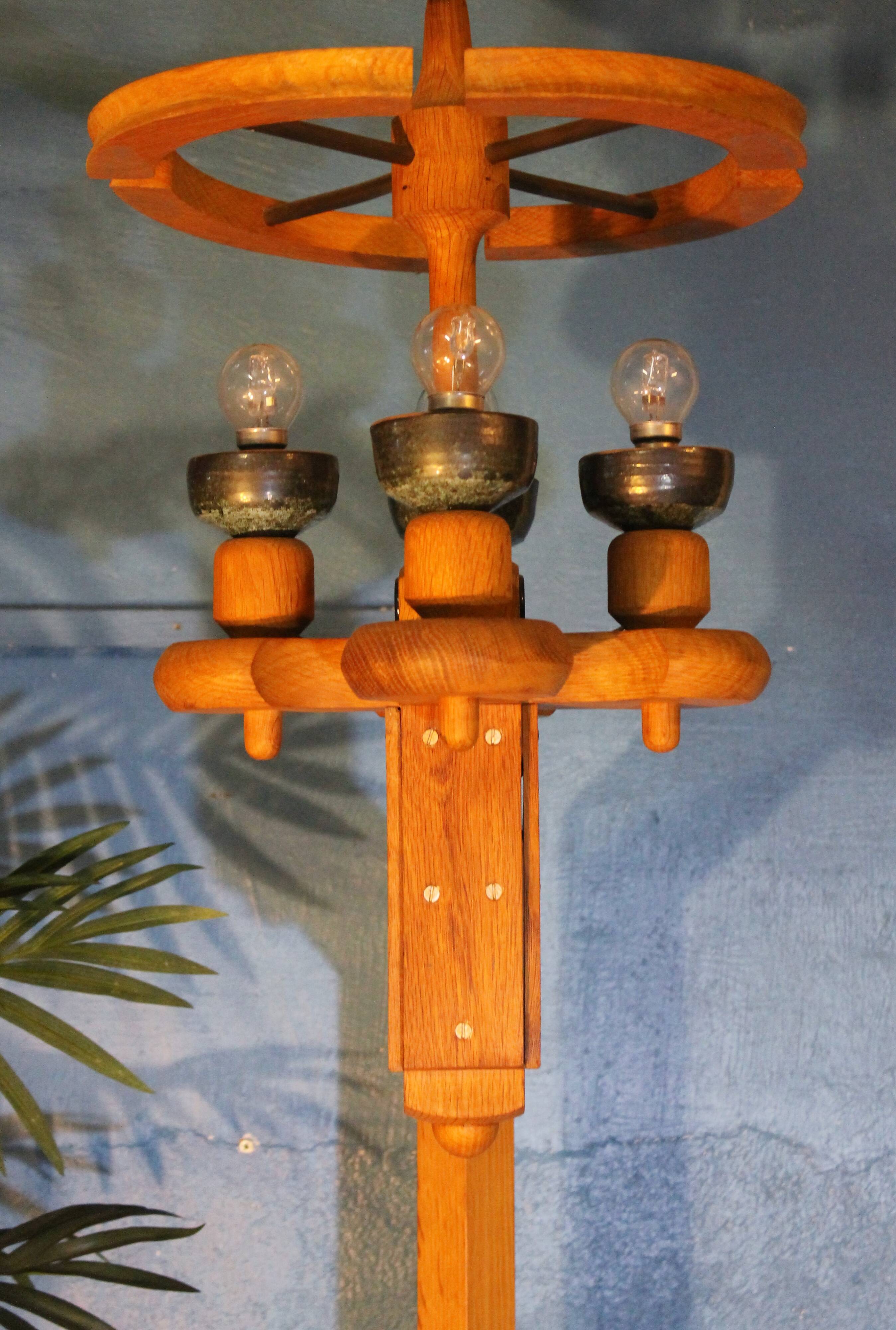 Guillerme & Chambron floor lamp 1960s