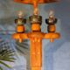 Guillerme & Chambron floor lamp 1960s