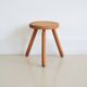 Tabouret de traite en bois