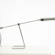 1980s chrome-plated metal table lamp by Abo Randers for IKEA