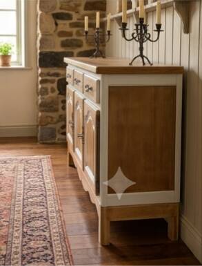 Buffet style country chic