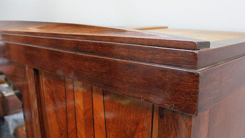 Wardrobe, walnut and mahogany, art deco - 1930 / 1940