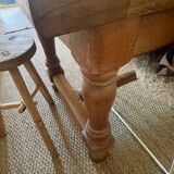 Solid oak farmhouse table