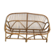 Sofa bench vintage rattan