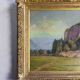 Ernest Victor Hareux (1847-1909) Oil on canvas painting Mountain landscape