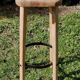HIGH WOODEN STOOL