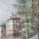Tableau huile sur toile Paris