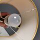 Stylish wall lamp in brass from MS lightning Denmark 1970-80s