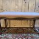 Louis XV style piano bench in pink fabric