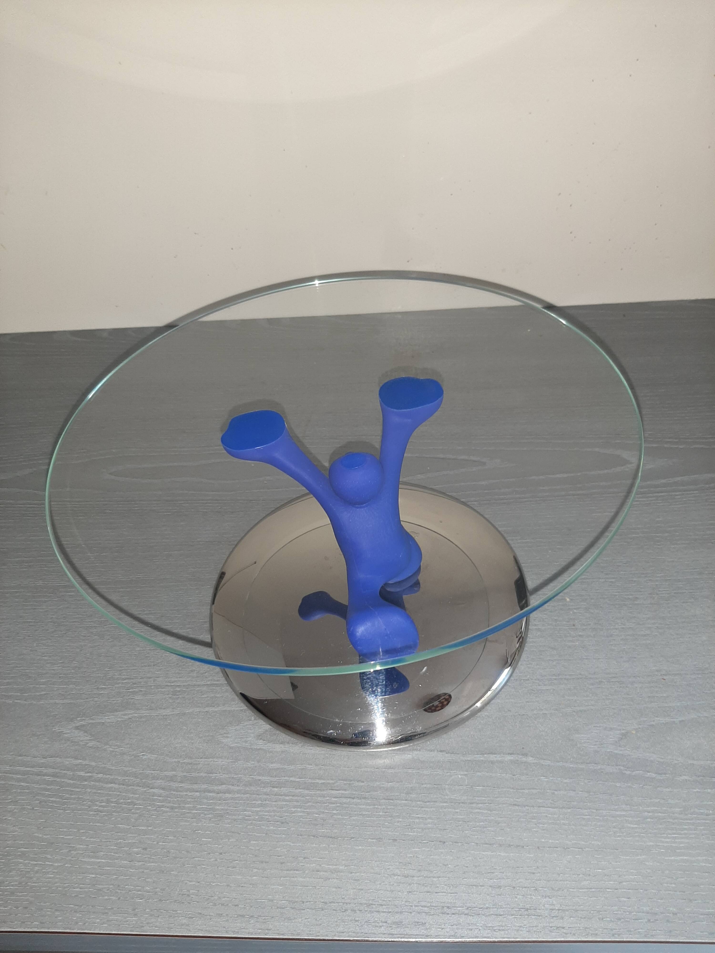 食器 ALESSI BIMBOVELOCE 食器 ALESSI BIMBOVELOCE Alessi Bimboveloce cake stand, blue