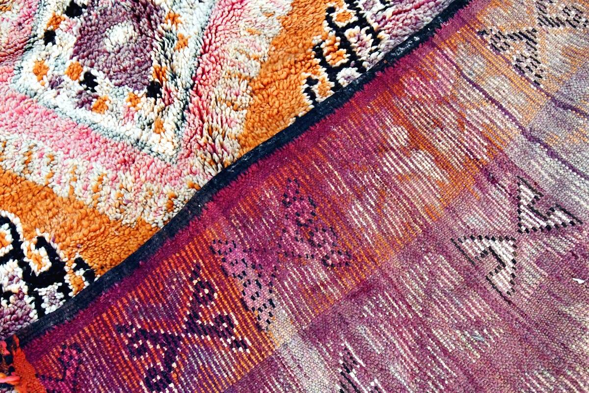 Moroccan Berber rug Boujaad vintage 356 x 190 cm Excellent condition