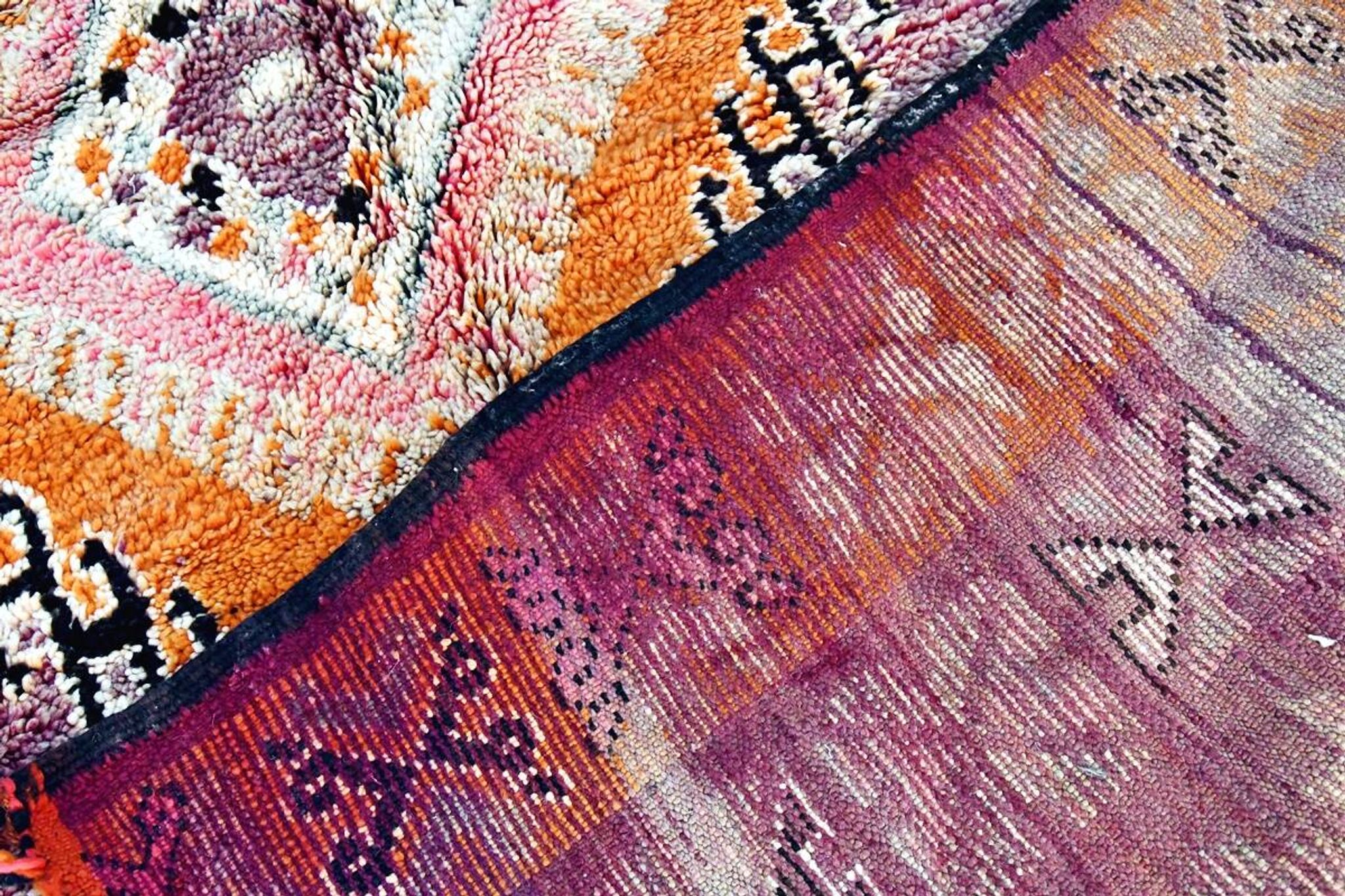 Moroccan Berber rug Boujaad vintage 356 x 190 cm Excellent condition