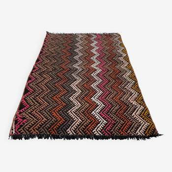 Tapis kilim turc vintage, 133 x 81 cm