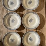 6 assiettes plates St. Amand Primax