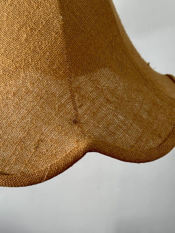 Suspension vintage en toile de jute