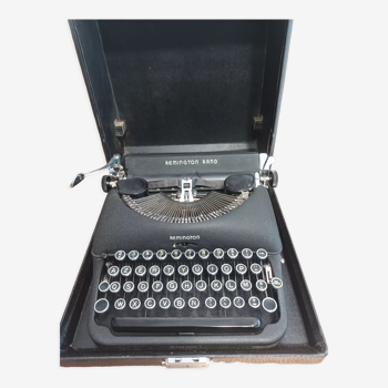 Machine à écrire Remington rand 1947 Deluxe Model 5 révisée