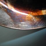 Old silver metal ladle Christofle art table vintage silver metal lad