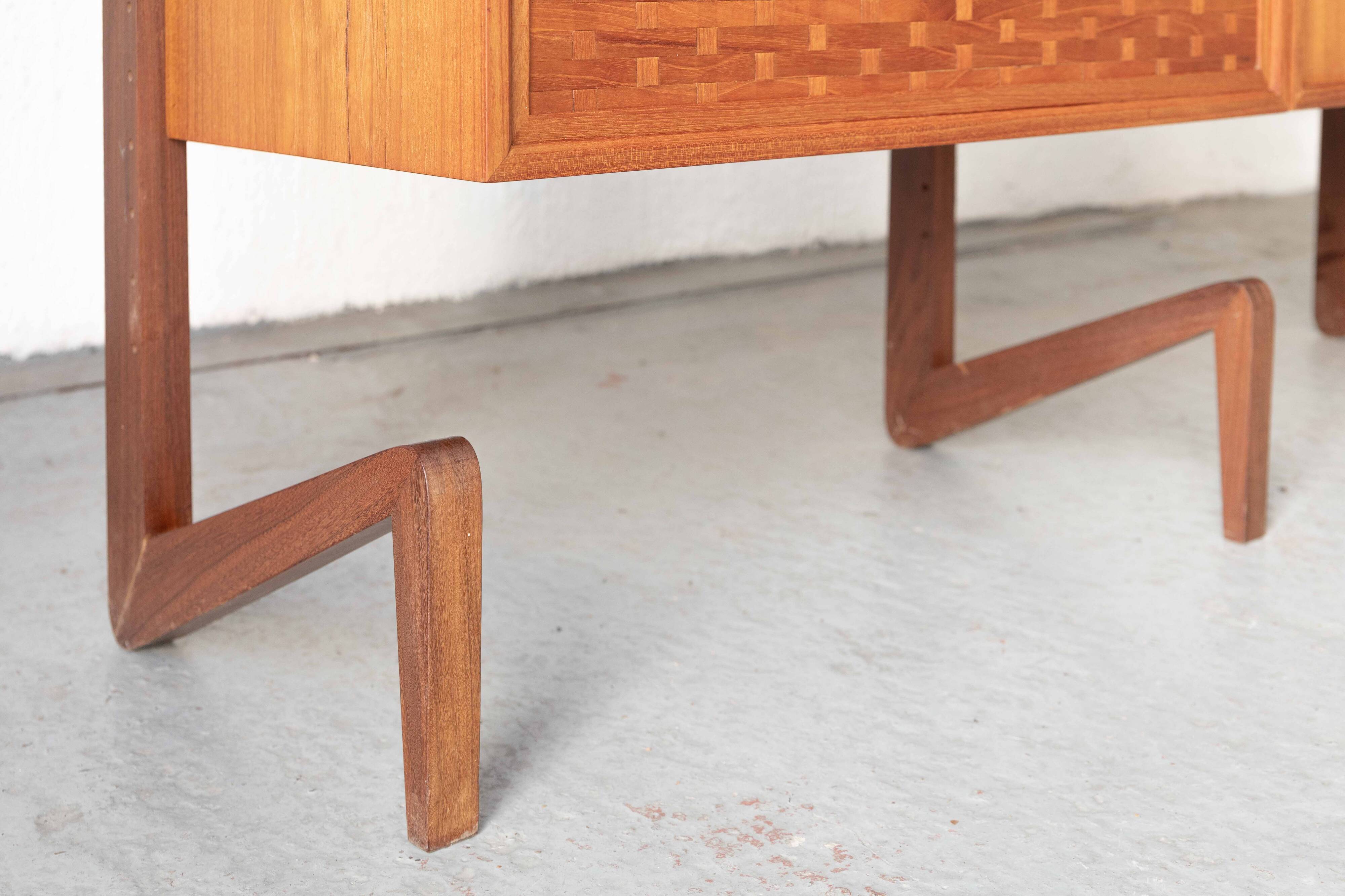 Freestanding wall unit by P. Cadovius, Denmark, 1960's
