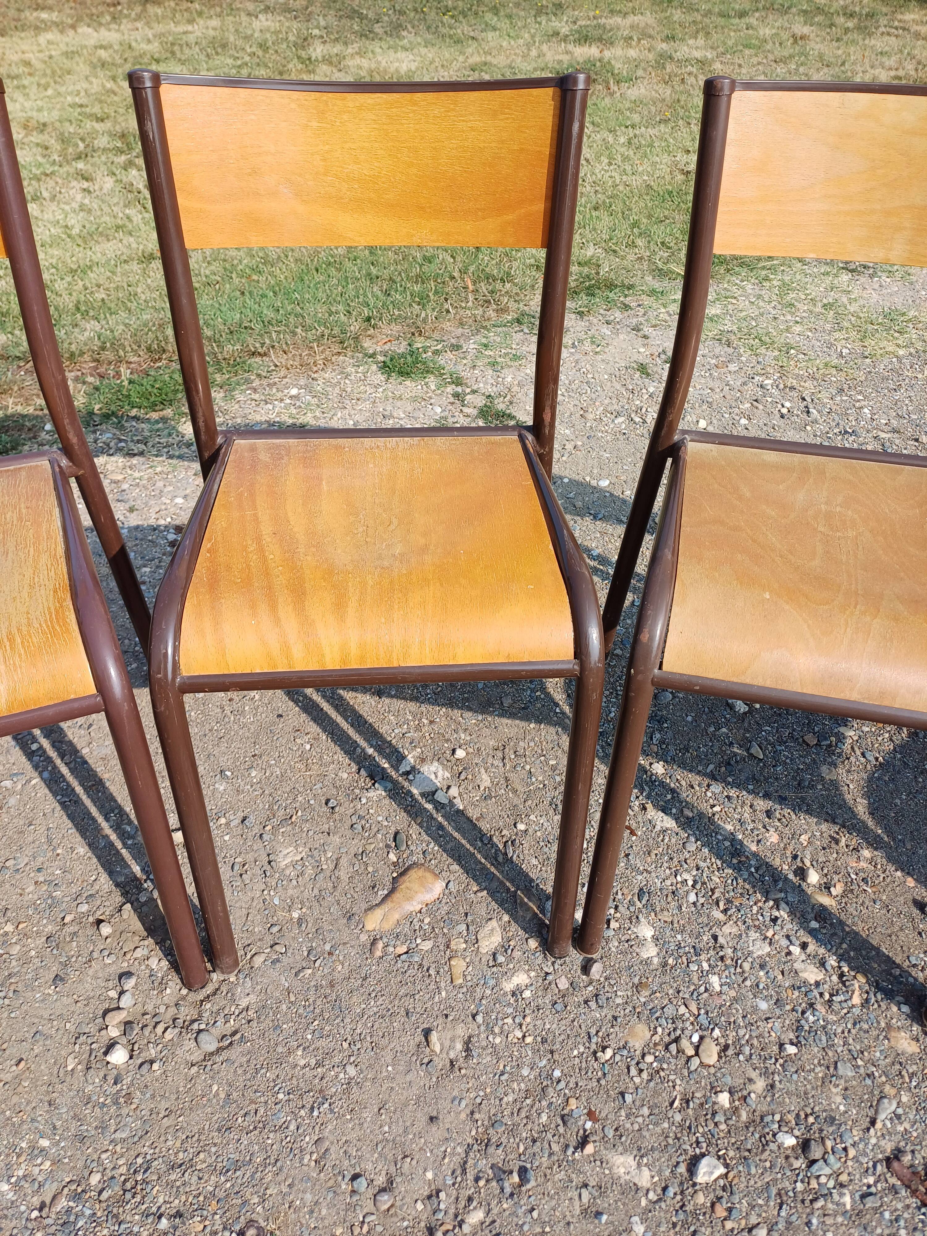 10 Vintage Canteen Chairs