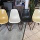 Lot 4 chaises dsw fibre noyer eames herman miller vintage