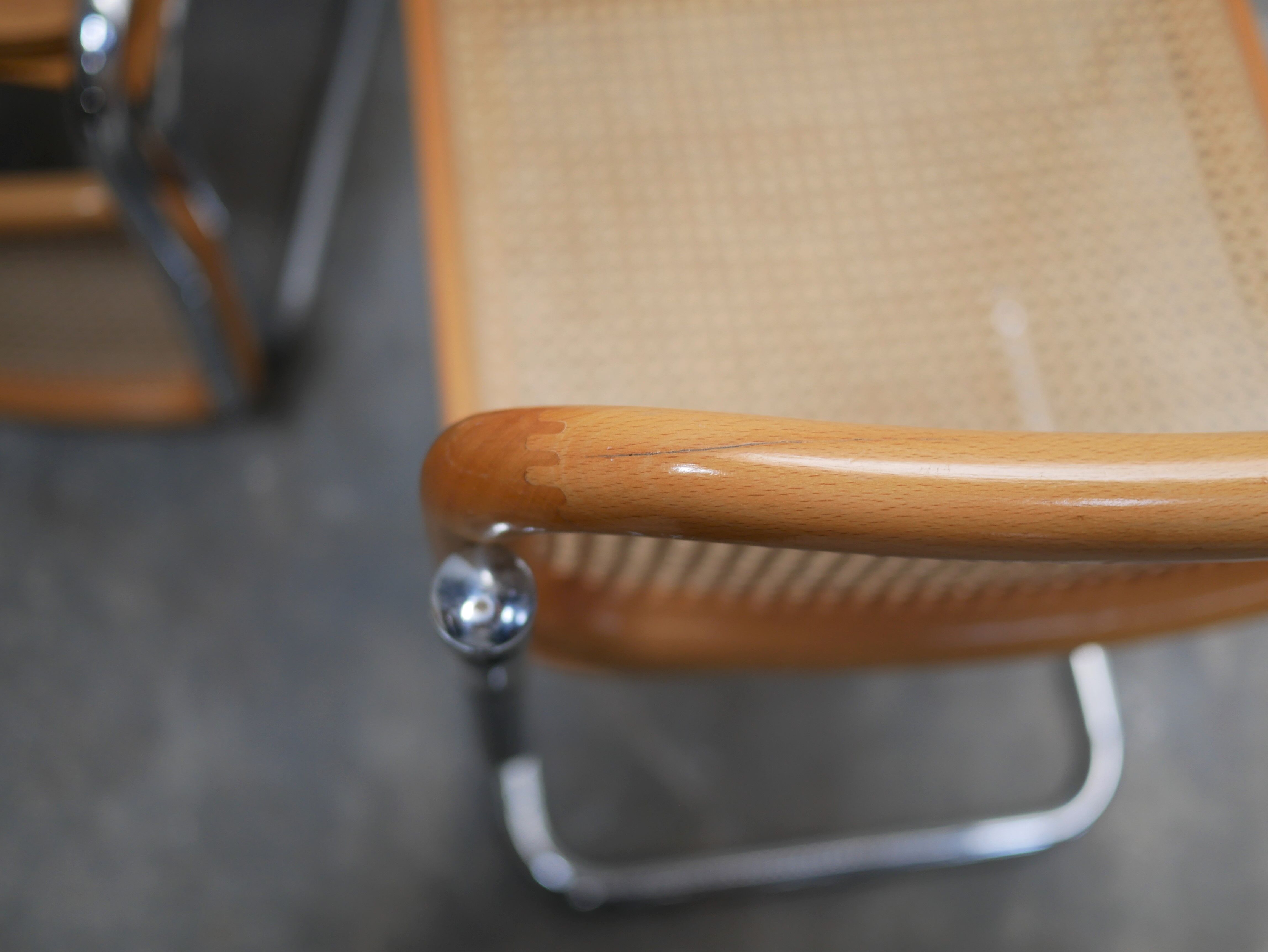 Chair B32 by Marcel Breuer, Made in Italy