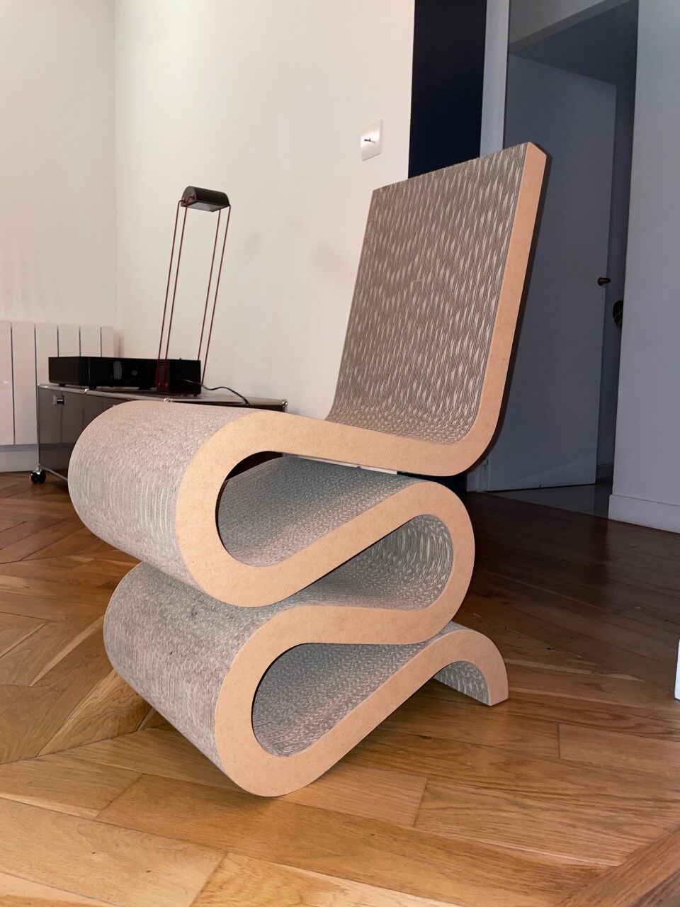 Wiggle chair by Frank Gehry editor Vitra