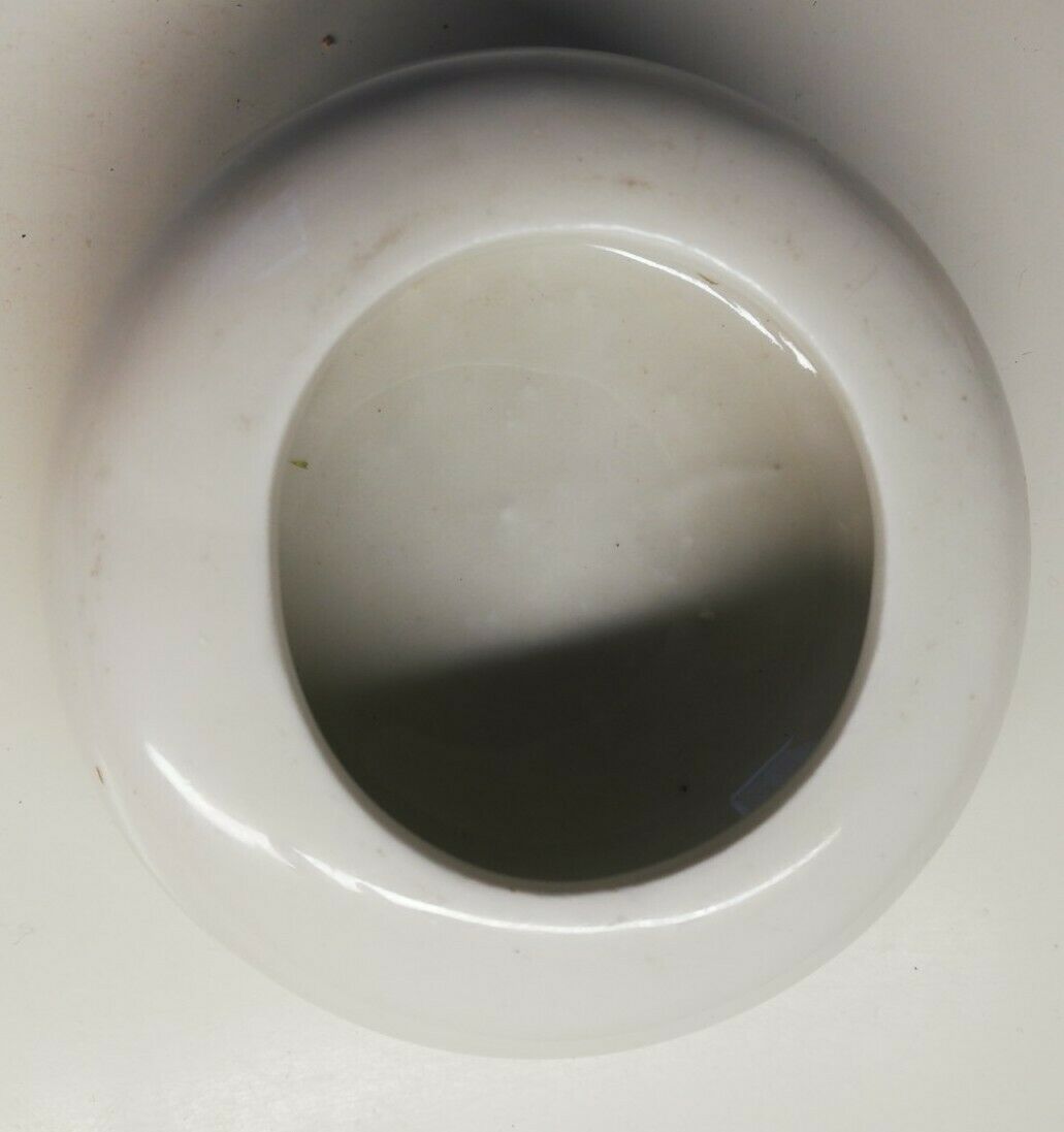 Empty vintage ceramic pocket