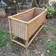 Vintage rattan planter