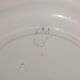 Vintage round dish in earthenware from Salins France - 27.5 cms