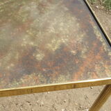 Bronze and eglomised glass nesting tables
