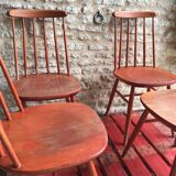 Set of 4 vintage 1960's scandinavian