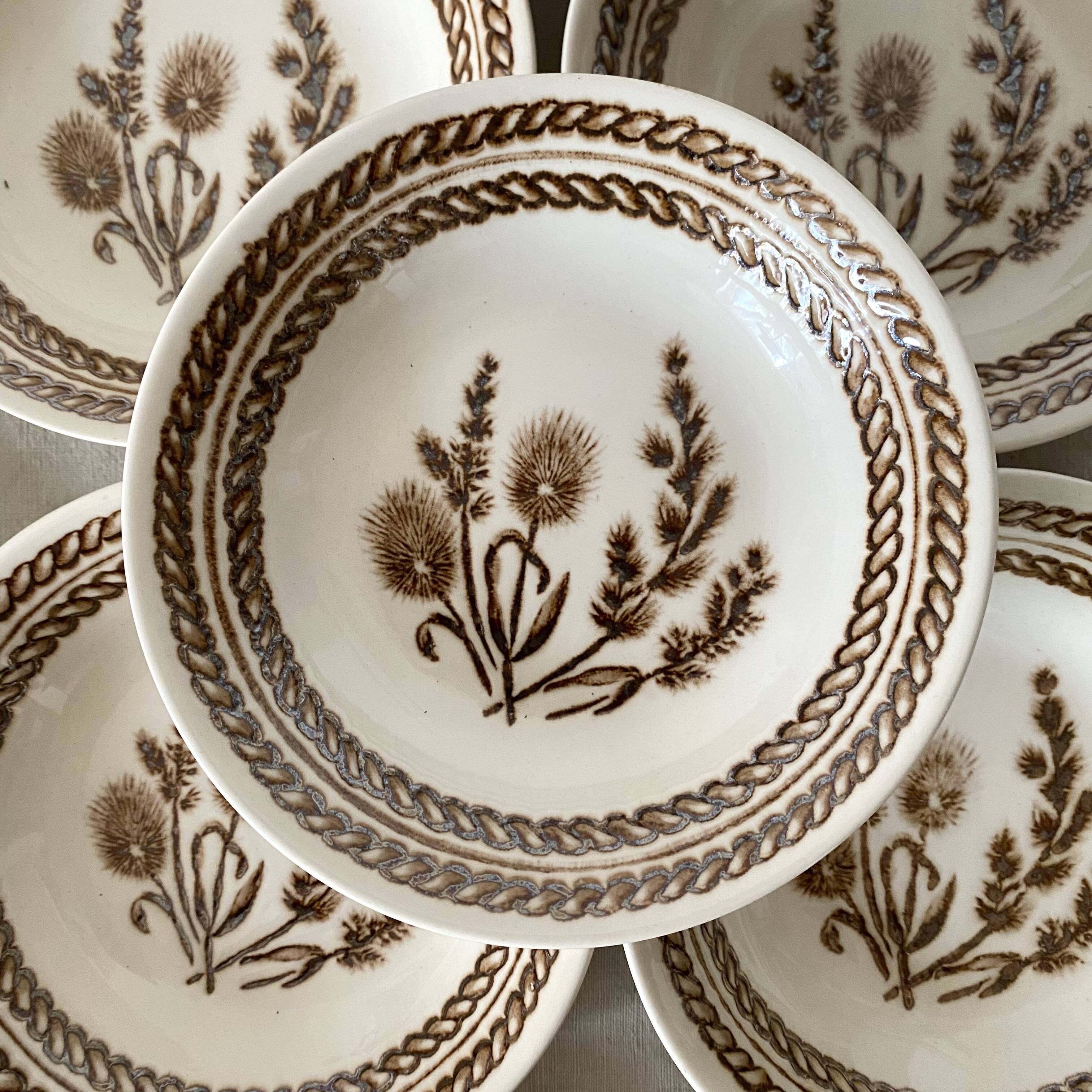 70s dessert bowls