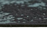 Handmade Oriental Decorative 1980s 294 cm x 401 cm Black Wool Carpet