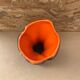 Ancien vase vallauris céramique art marron orange vintage