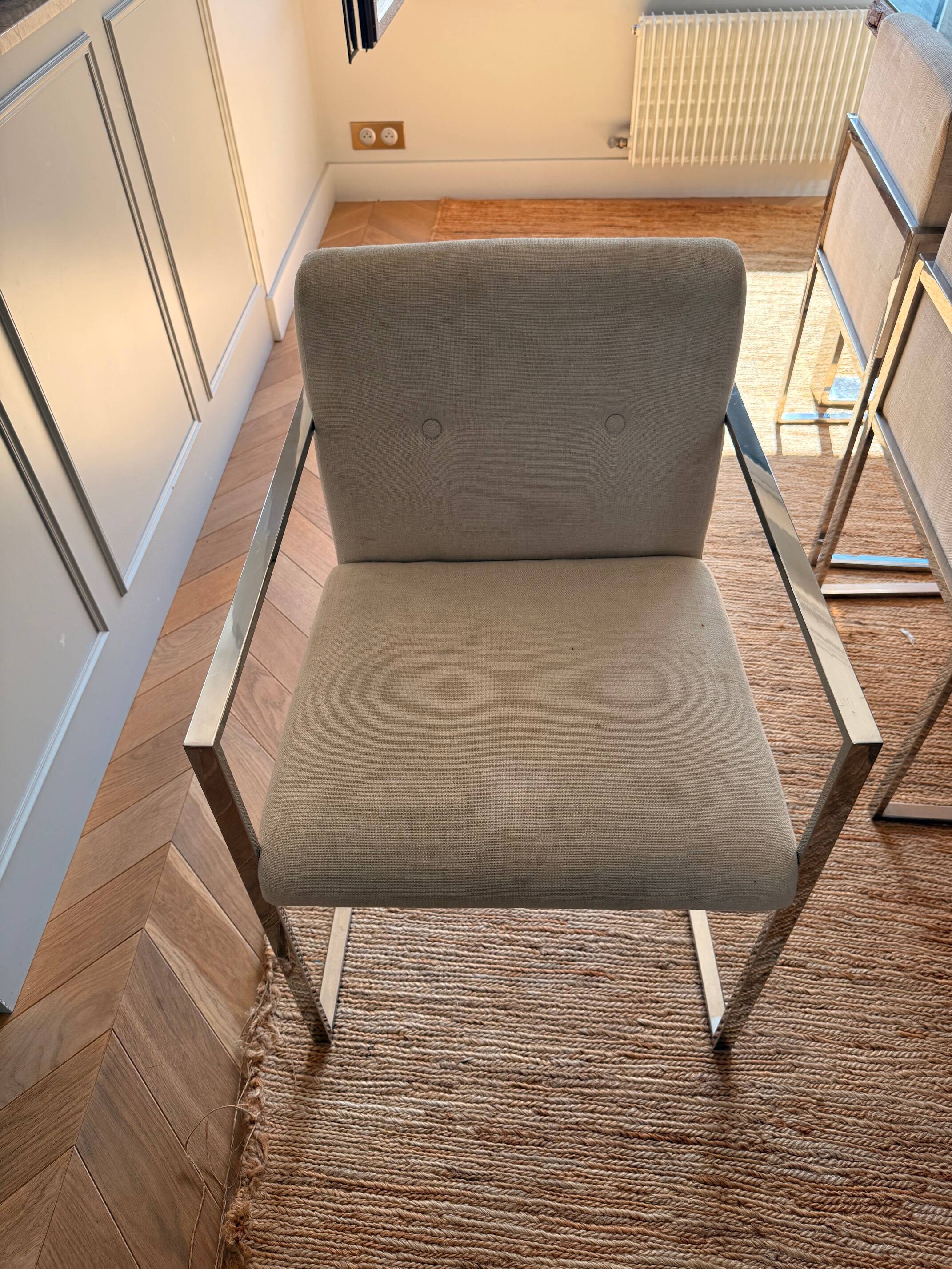 Lot 8 chaises créateur Italien