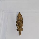 Golden brass wall hook